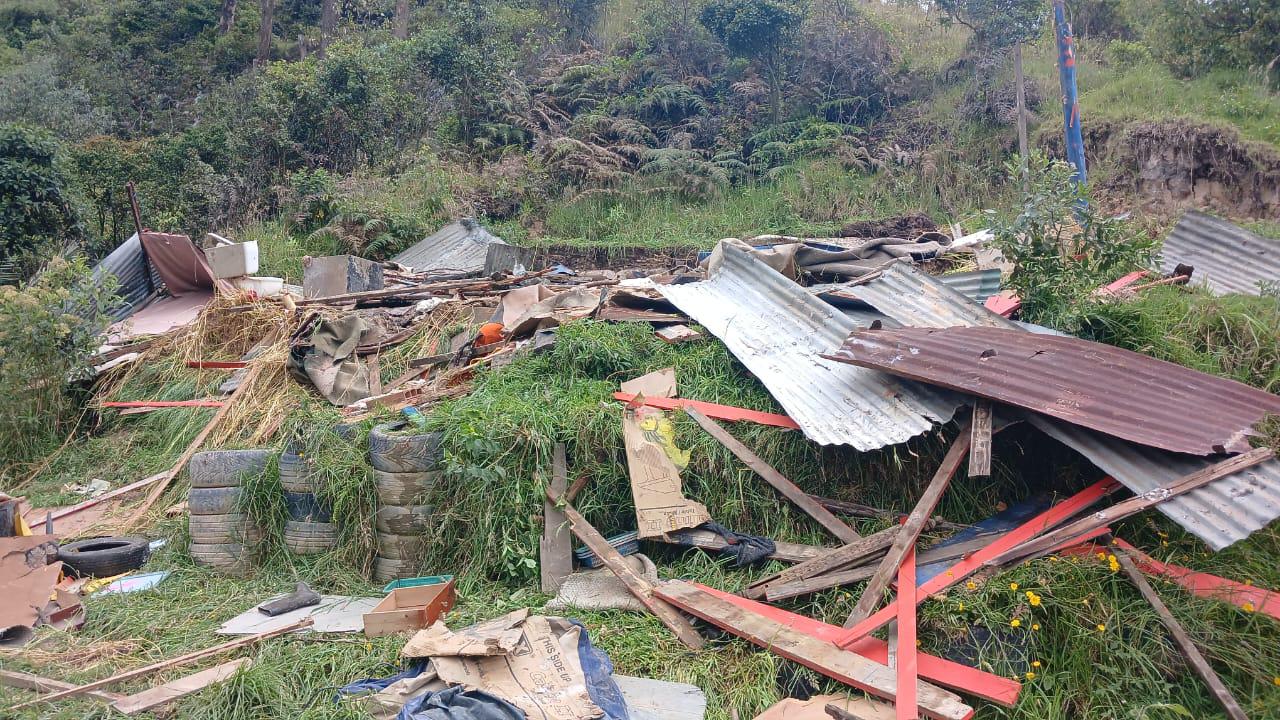 Distrito recupera áreas ocupadas informalmente en el Parque Entrenubes