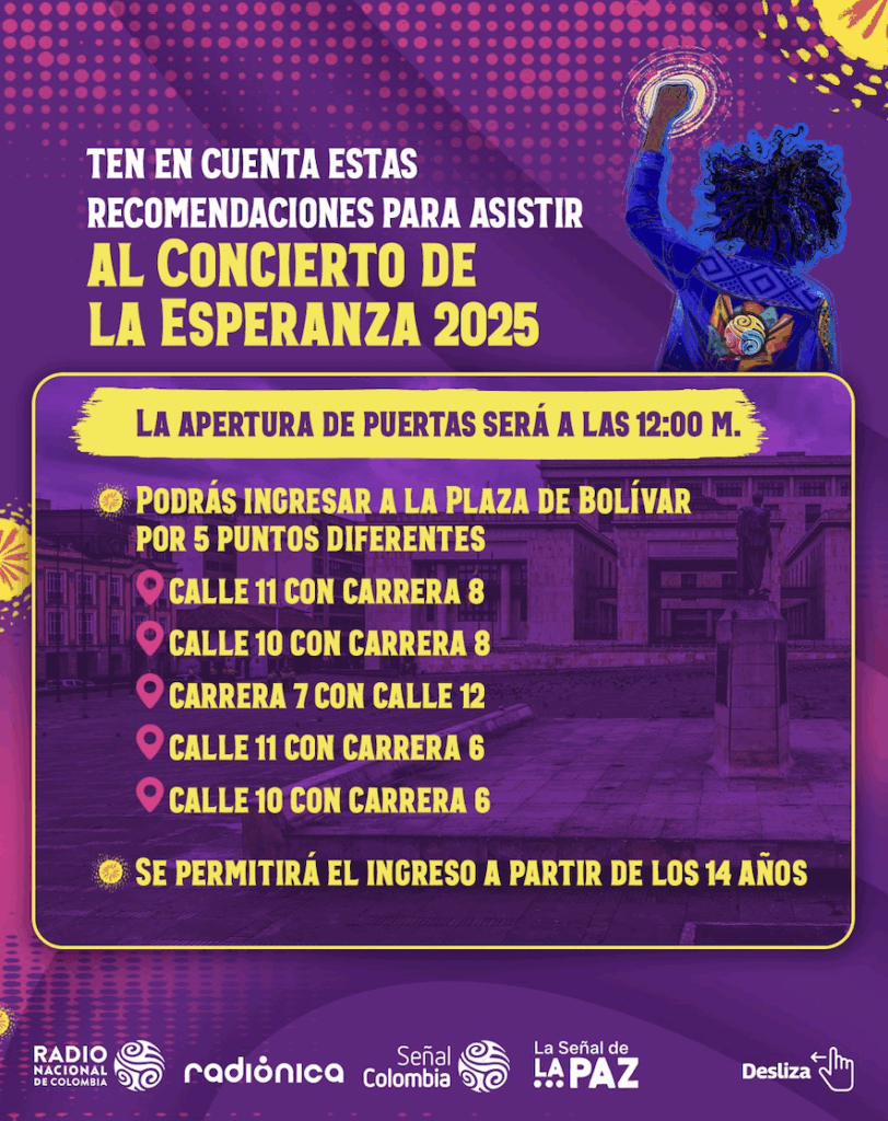 Concierto de la esperanza, Latinoamérica migrante resiste.