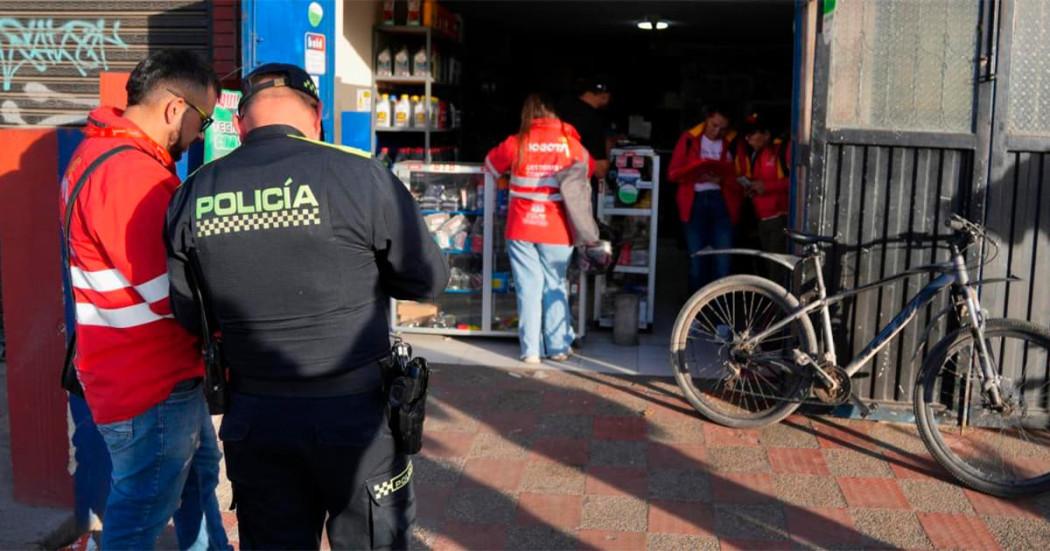 Operativo al sur de Bogotá dejó tres talleres de motocicletas cerrados 
