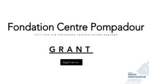 Fondation Centre Pompadour: subvención global para proyectos feministas
