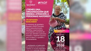 Ministerio de Igualdad abre convocatoria para fortalecer organizaciones que atienden a personas mayores