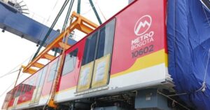 Arribó a Colombia el quinto tren de la Línea 1 del Metro de Bogotá