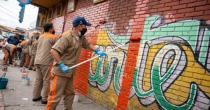 Justicia Restaurativa: Personas Privadas de la Libertad Embellecen Plazas de Mercado en Bogotá