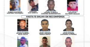 ¡Atención Colombia! Revelan el Cartel de los Más Buscados del Clan del Golfo: Recompensas Millonarias por Información
