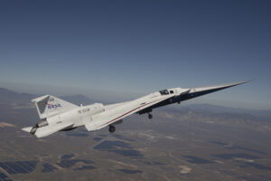 El X-59 de la NASA Completa su Segundo Vuelo Experimental Supersónico Silencioso