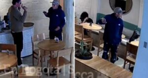 En video quedó nuevo atraco a mano armada a un café en exclusiva zona de Bogotá y en pleno día