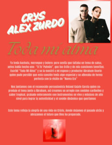 Crys y Alex Zurdo Unen Fuerzas en «Toda mi Alma»: Un Viaje Espiritual que Trasciende