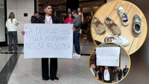 Protesta en Unicentro por denuncia contra Zara: esto se sabe