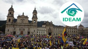 Marchas del 14 de octubre: Pronóstico de lluvias en Bogotá, Medellín y Cali, según el Ideam